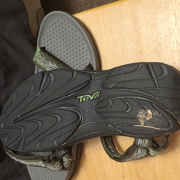 Green Teva sandals main image 4